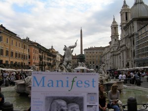 "Manifest" in Rome, Piazza Navona